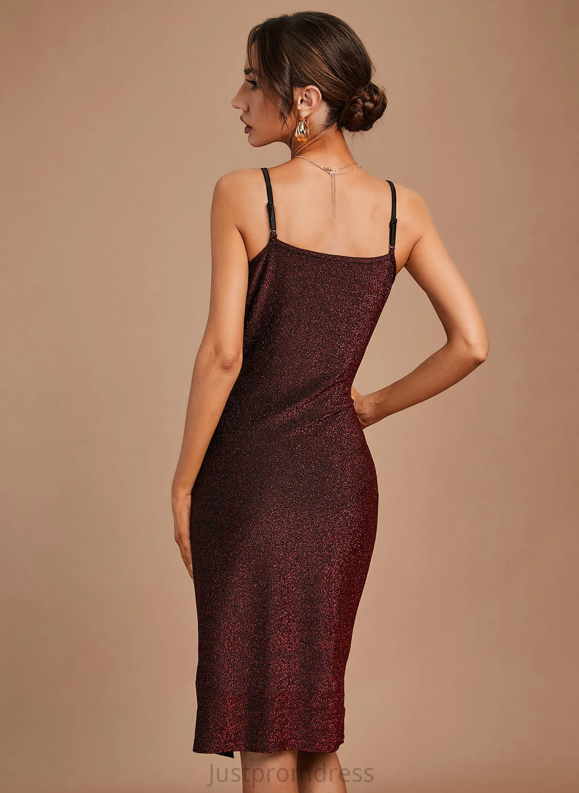 Dresses Sexy Bodycon Club Dresses Polyester Mini Milagros Sleeveless V-Neck
