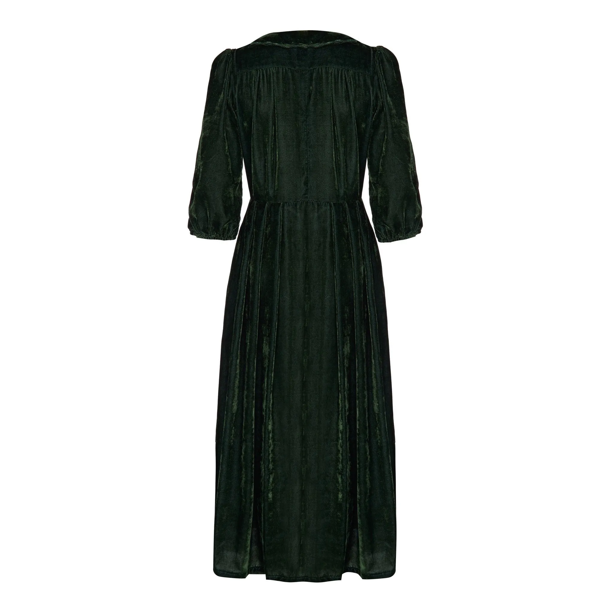 Emerald Velvet Sonnet Dress