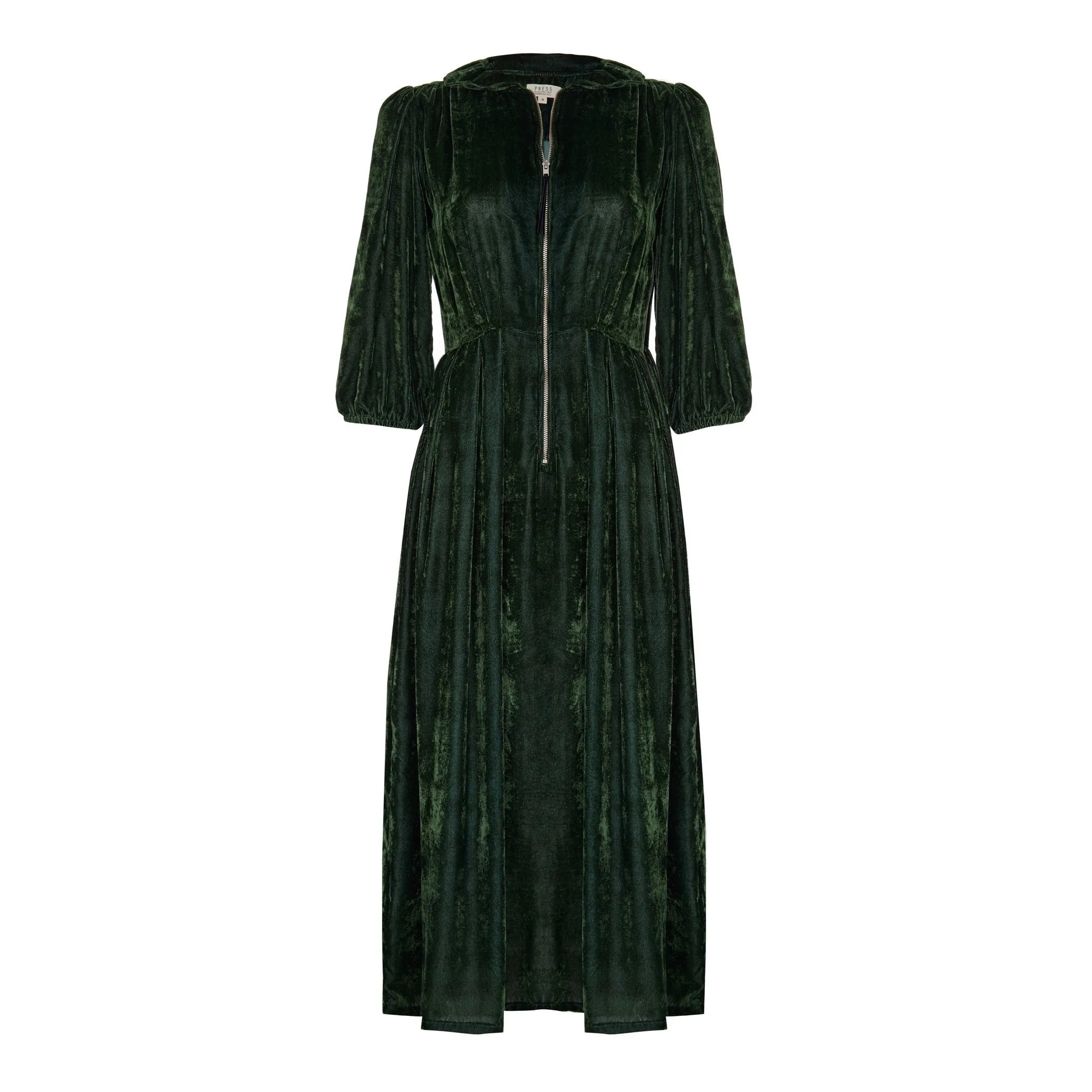 Emerald Velvet Sonnet Dress
