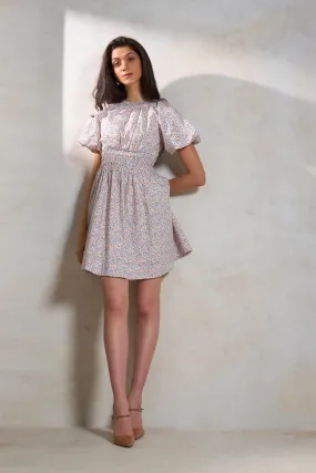 Emily|Back Detail Cotton Dress