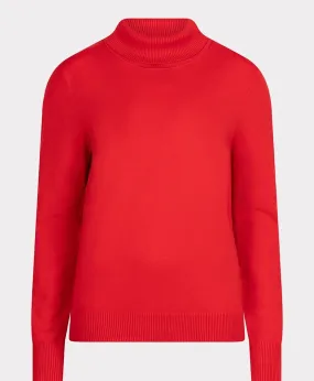 Esqualo - Red Turtleneck