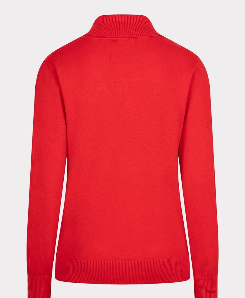 Esqualo - Red Turtleneck