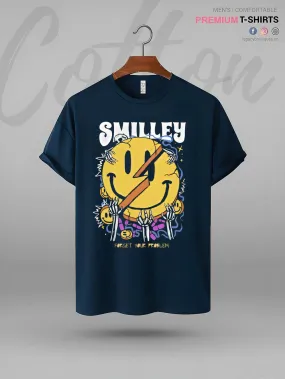 Forget Your Problem & Smile Printed Men's High Quality Tshirt In Lowest Price