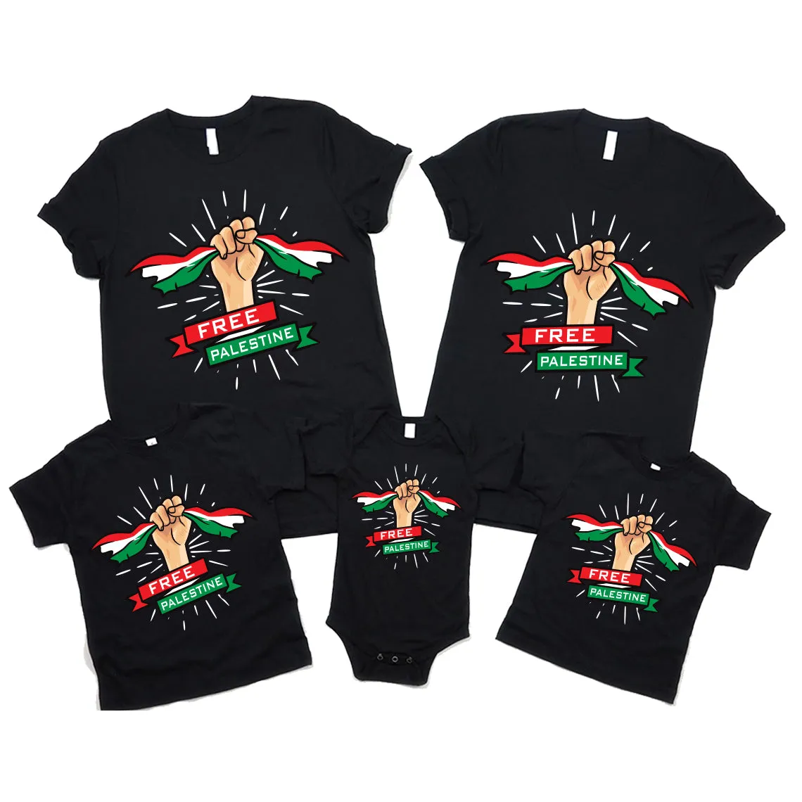 Free Palestine Flag T-Shirt