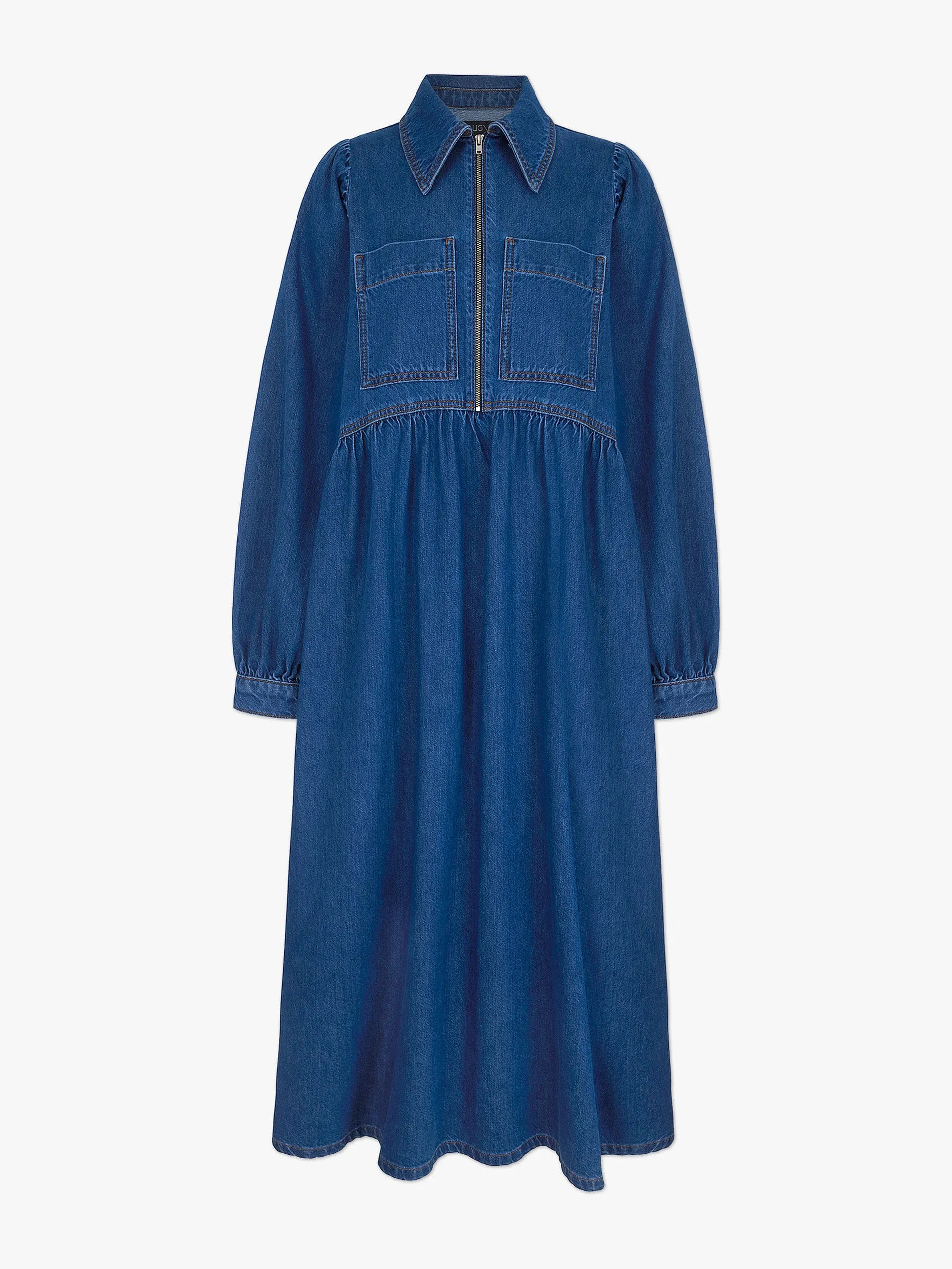 Gabriella denim midi dress