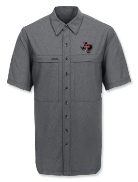 GameGuard Texas Tech Red Raiders Pride "Caviar MicroTek" Short Sleeve Dress Shirt