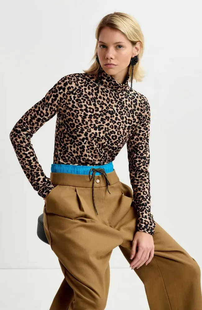 Going Printed Turtleneck