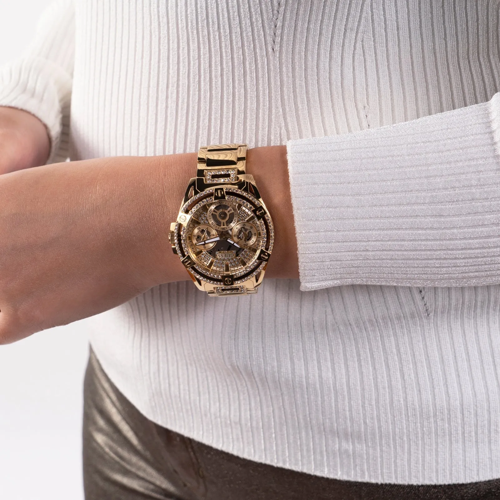 Guess GW0464L2 Ladies Queen Gold Watch