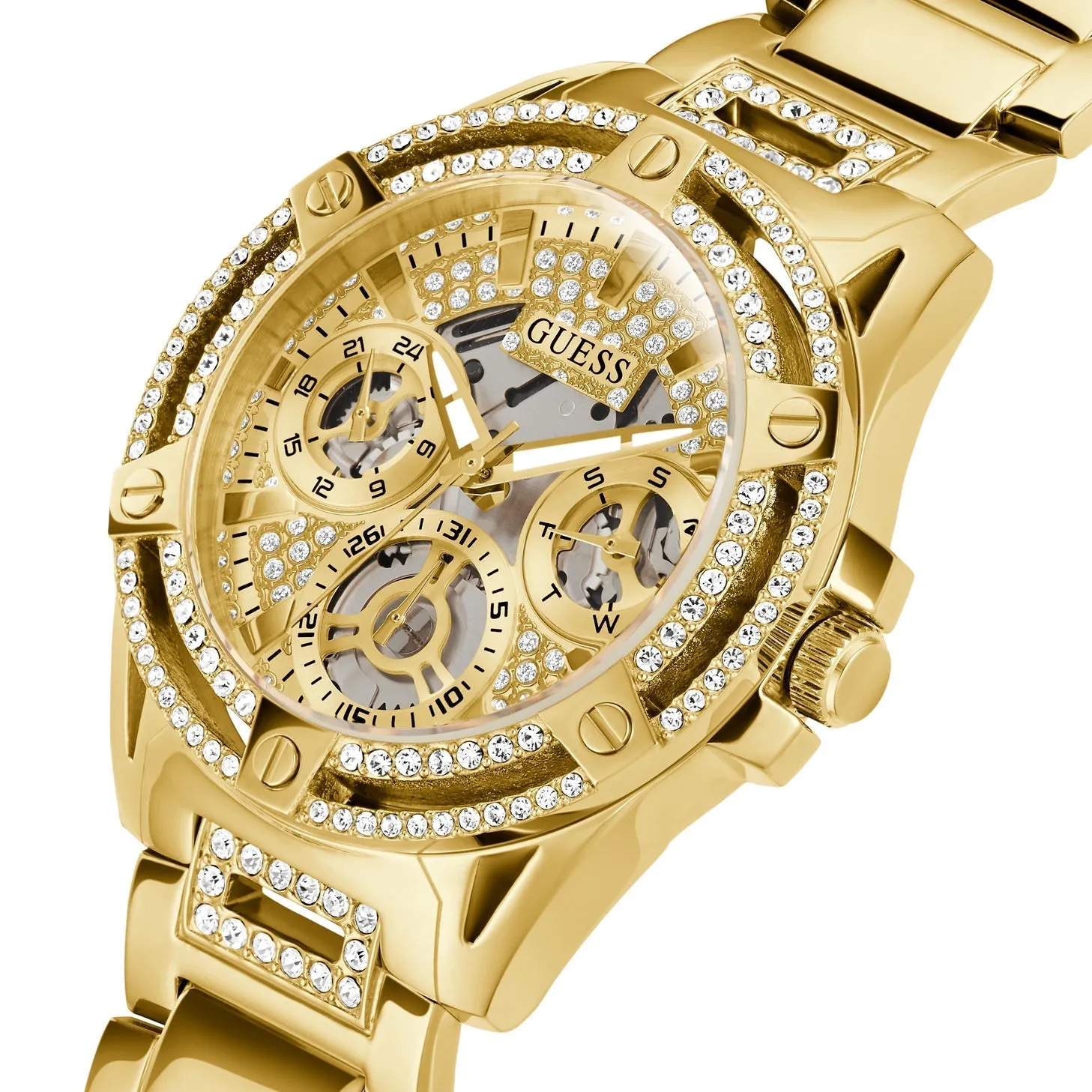 Guess GW0464L2 Ladies Queen Gold Watch