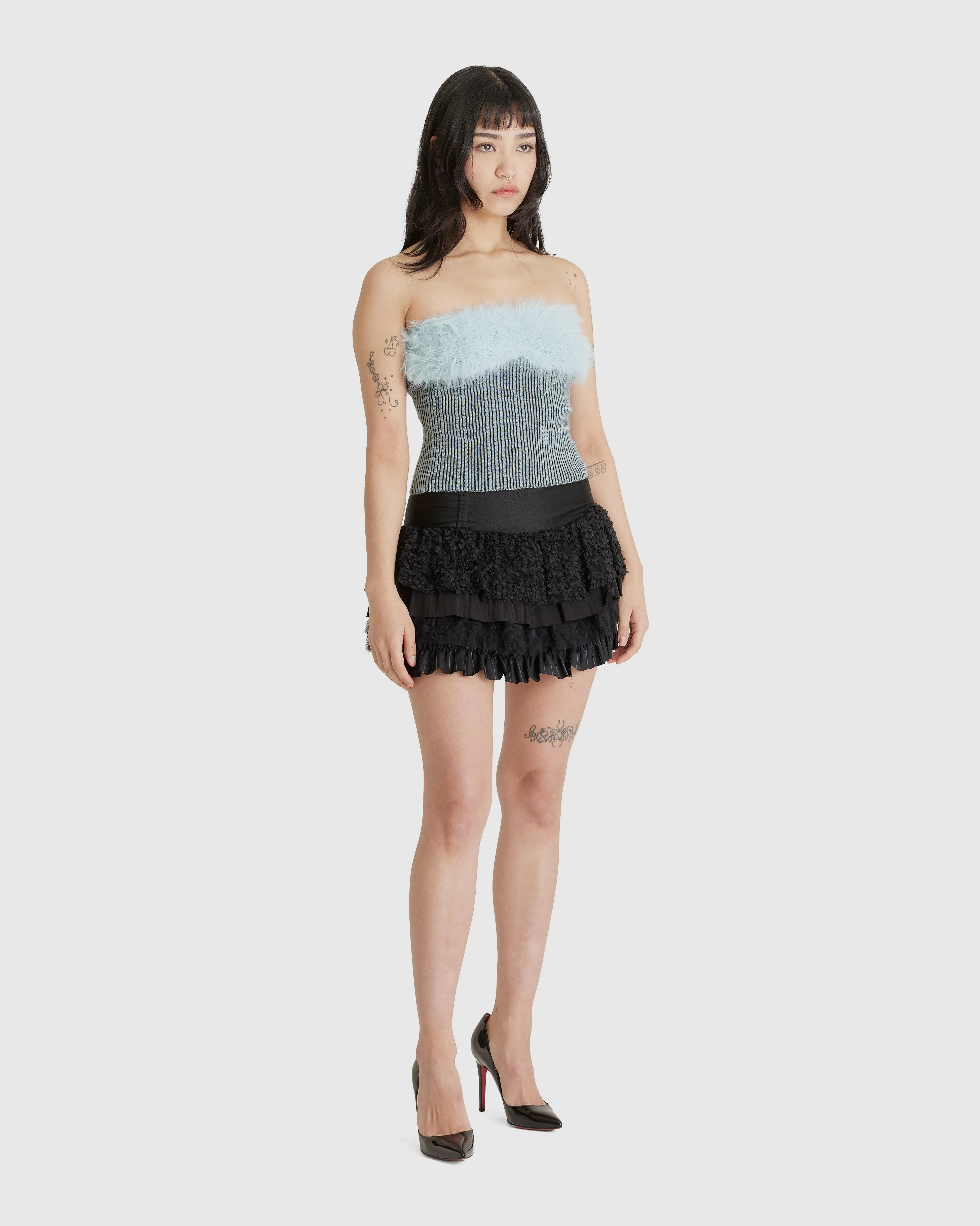 Hairy Knit Top