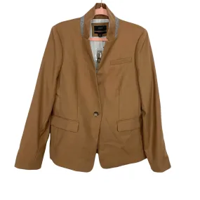 J Crew Camel Wool Blend Blazer NWT- Size 14