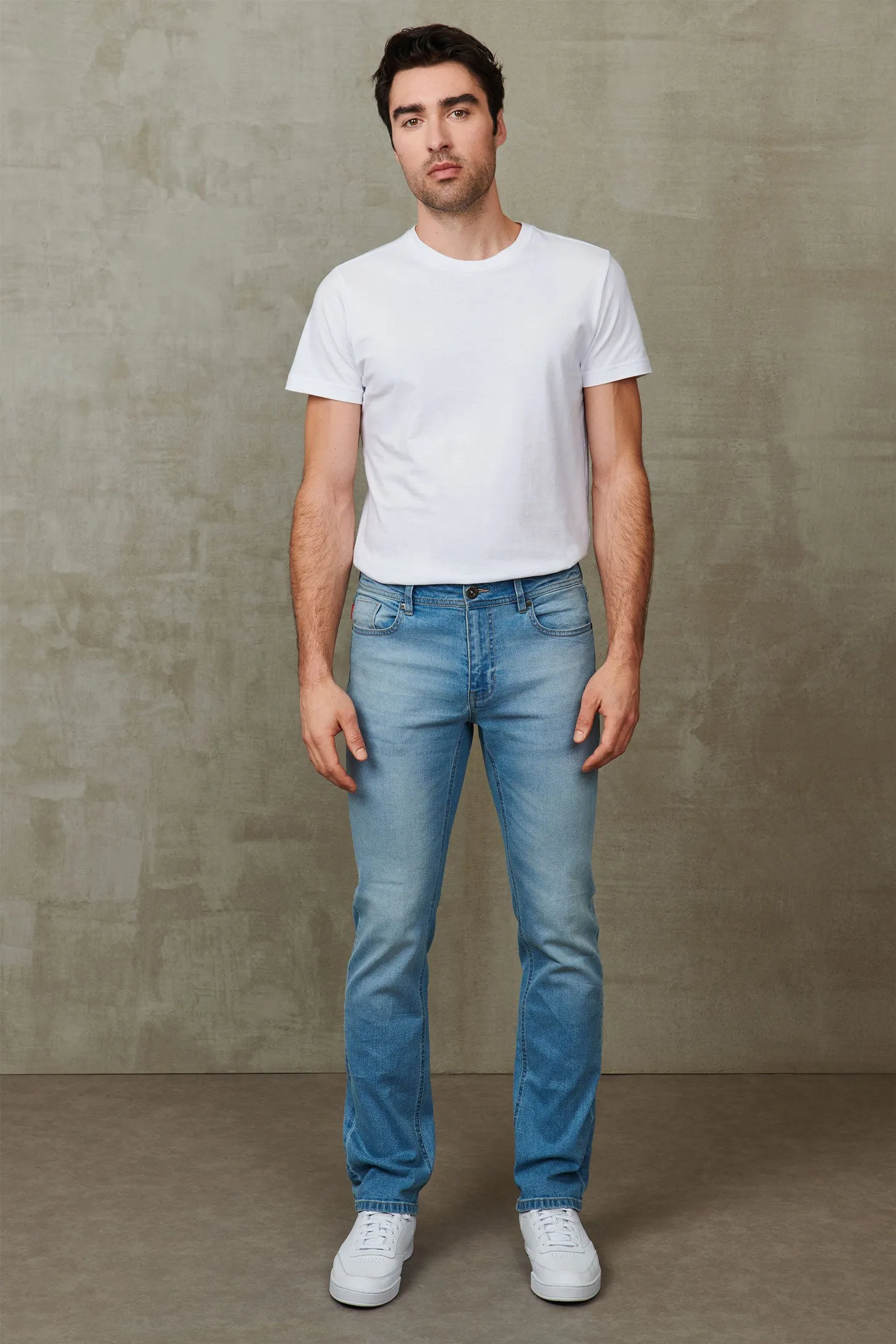Jeans 5 poches, coupe régulière, 30'' - Homme