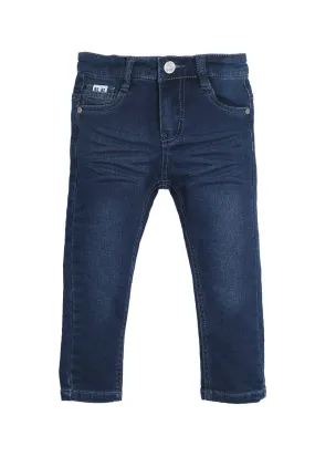 Jeans German Bebé Denim azul Black and Blue