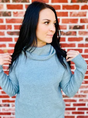 Keeping It Real Sweater - Dusk Blue