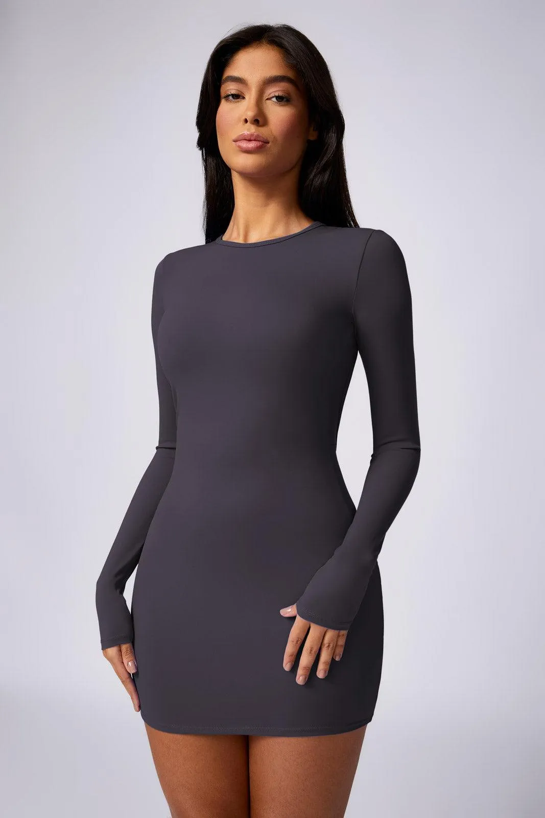 Kennedy Mini Dress - Charcoal (FINAL SALE)