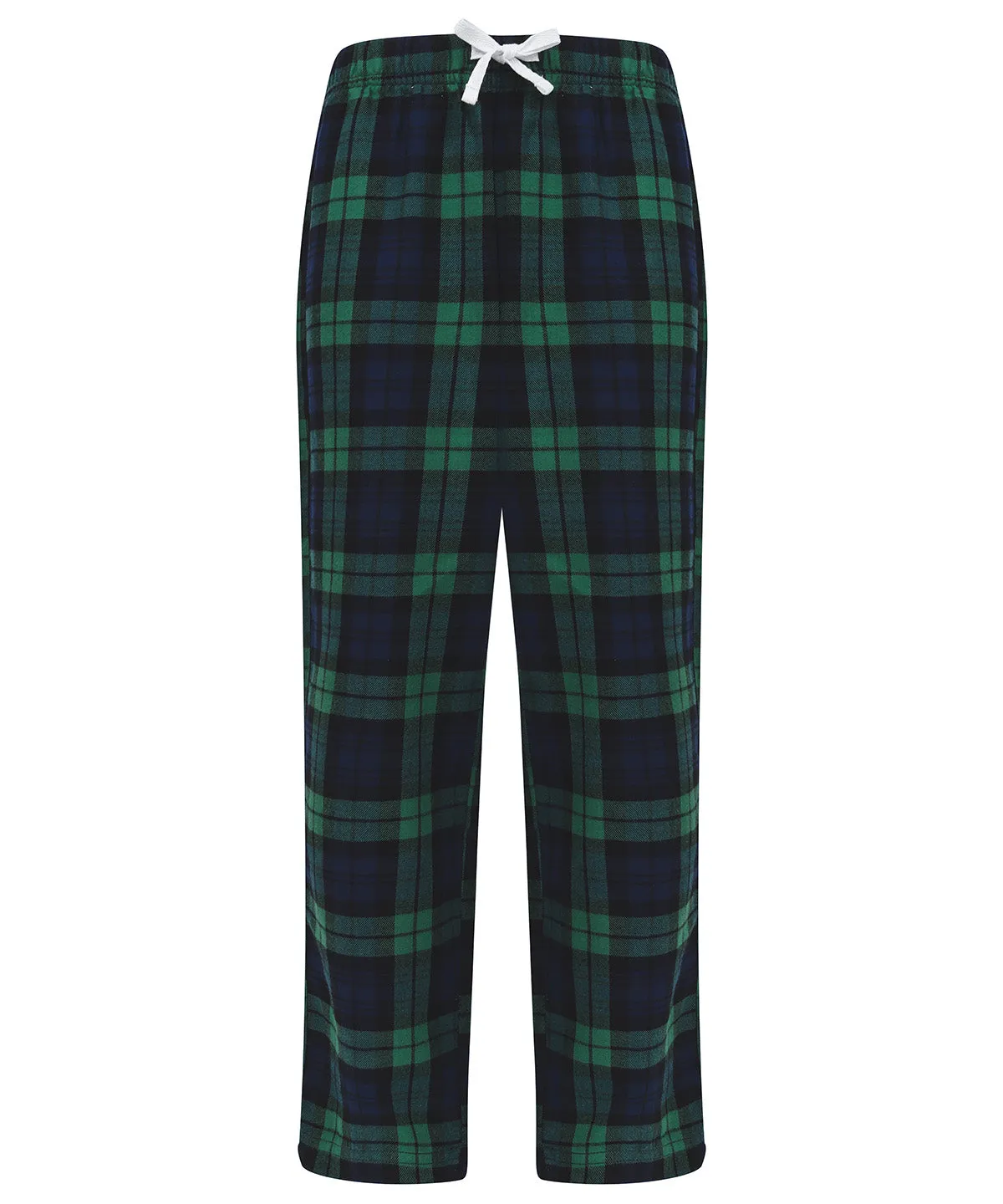 Kids tartan lounge pants | Navy/Green Check