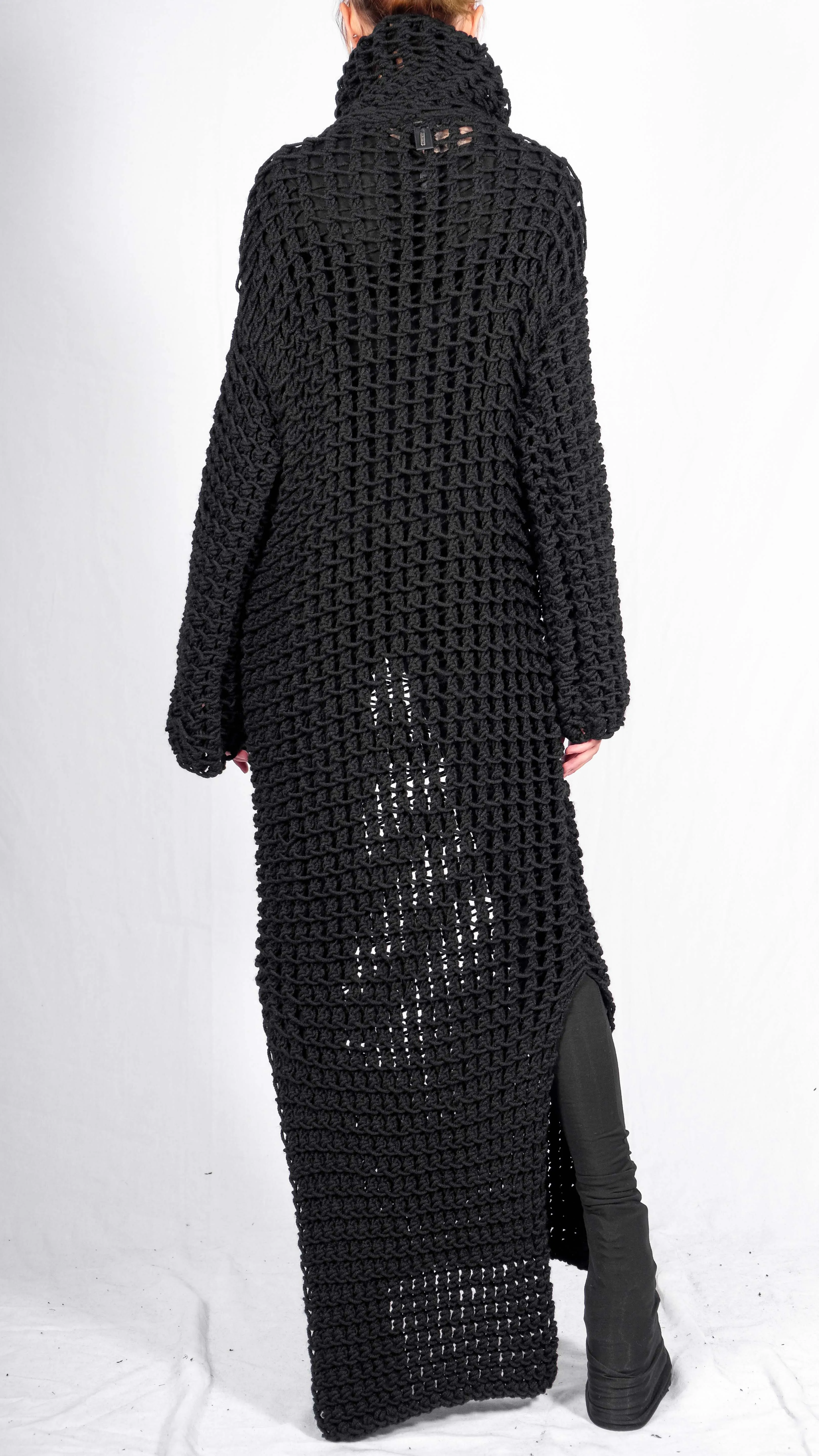 Knitted Long Turtleneck Dress