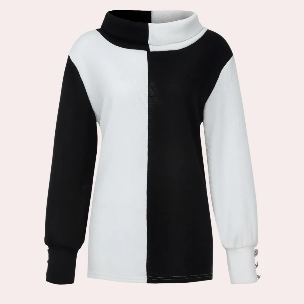 LAKENYA - Afslappet Turtleneck Trøje til Damer