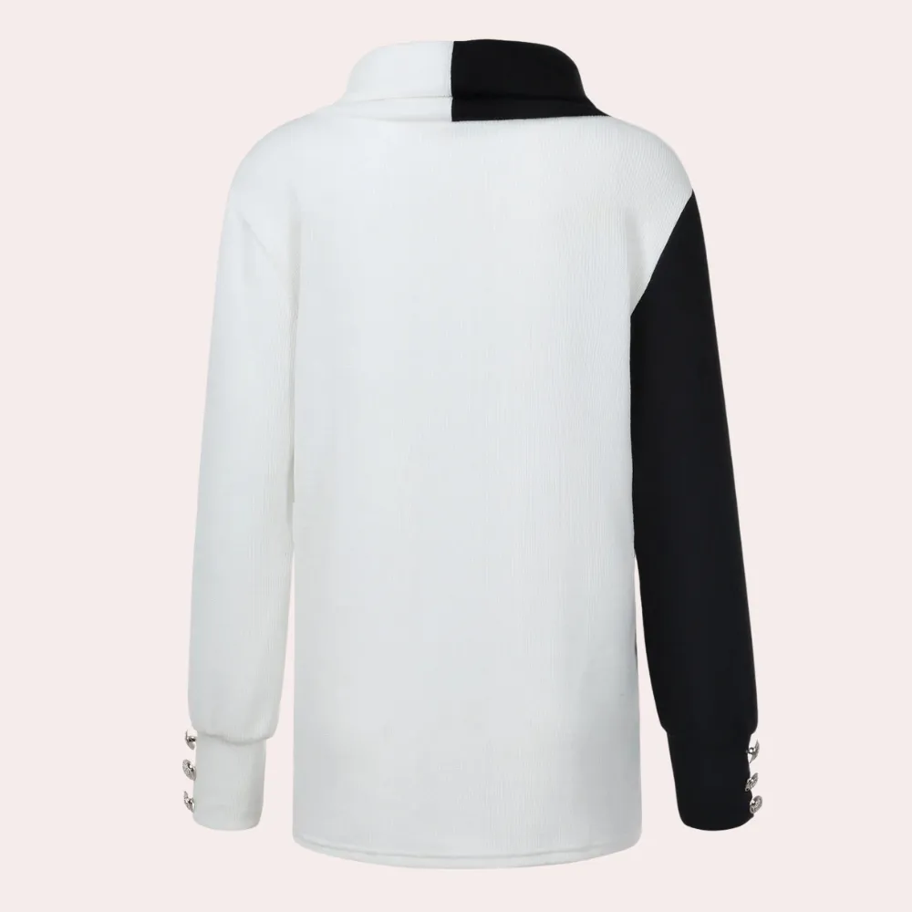 LAKENYA - Afslappet Turtleneck Trøje til Damer