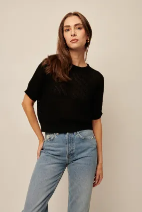 LINE Knitwear - Emersyn - Short Sleeve Knit Pullover