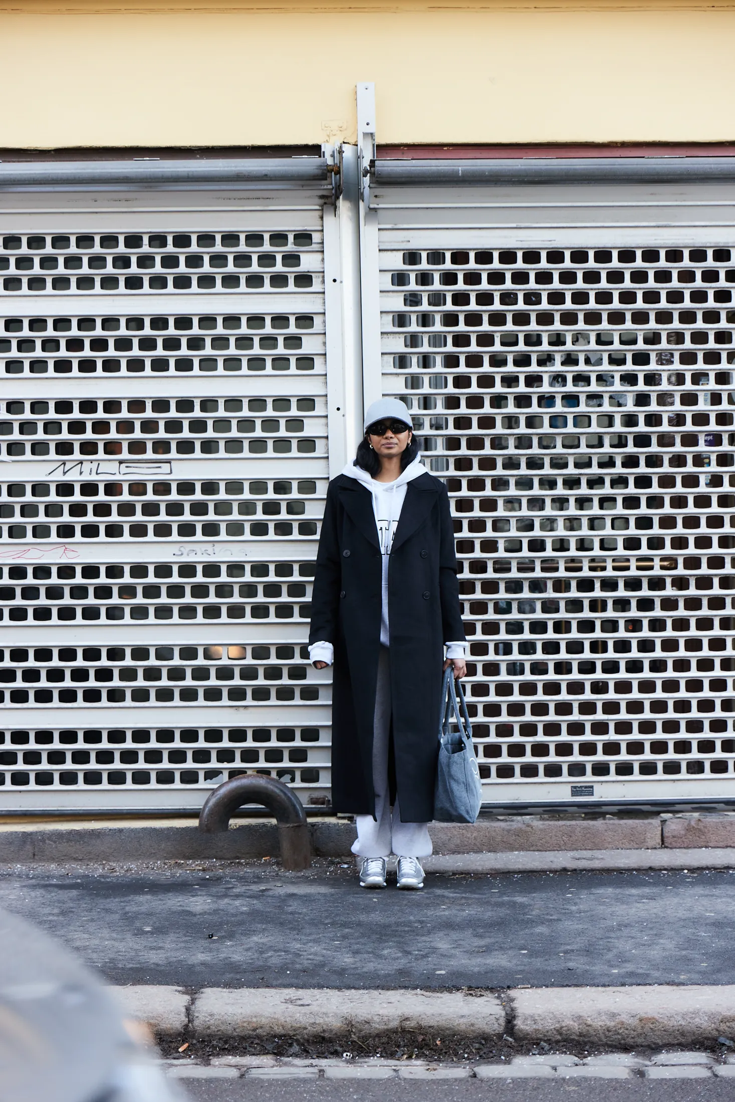Louise Wool Coat - Black