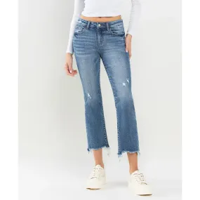 Lovervet Empathy Mid Rise Ankle Bootcut Jeans