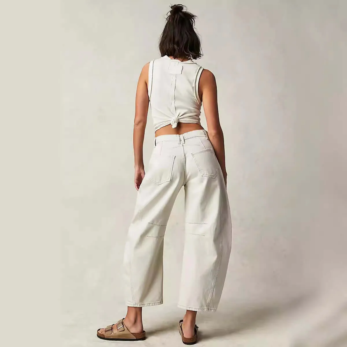 Low Waist Wide-leg Loose Jeans
