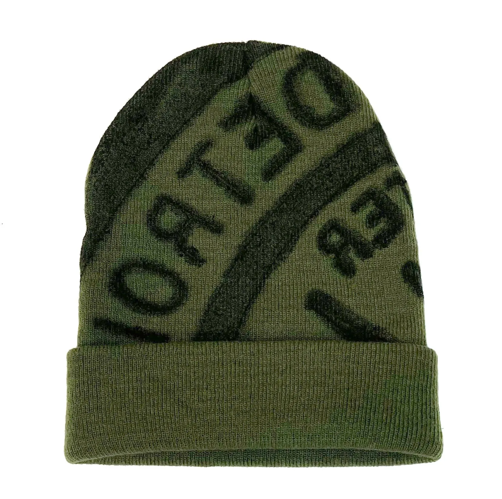 Manhole Cover Beanie, Spirit of Detroit - Choose Maroon or Olive Drab