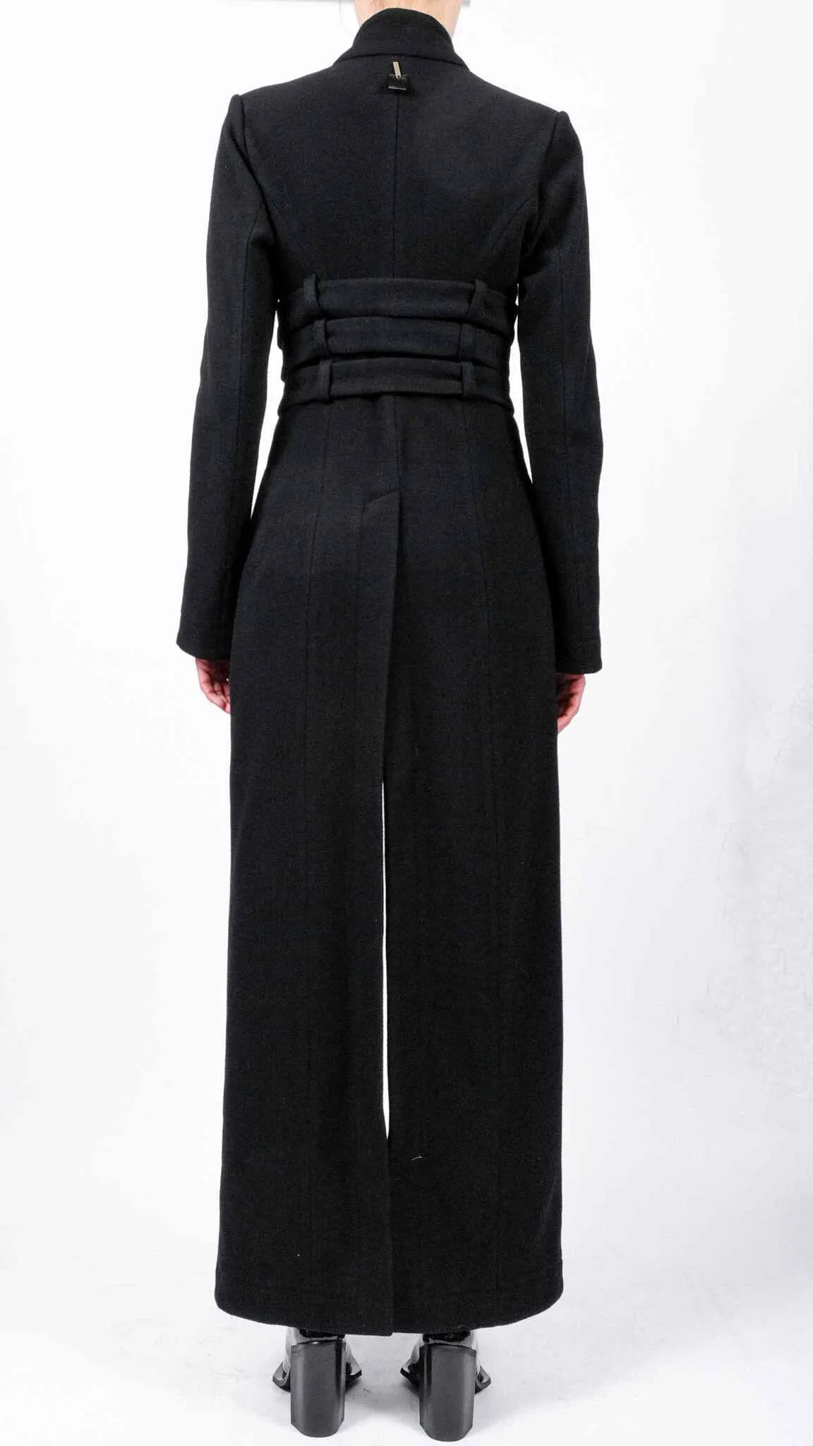 Maxi Coat with 3 Belts