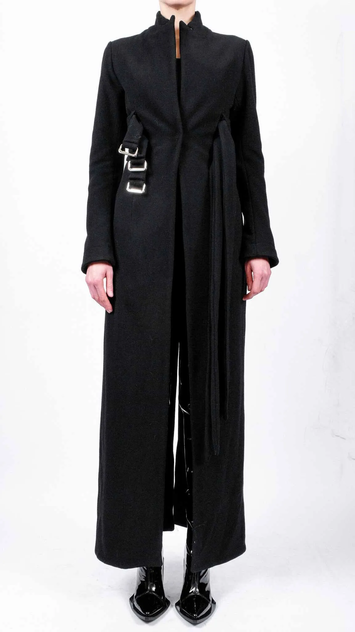 Maxi Coat with 3 Belts