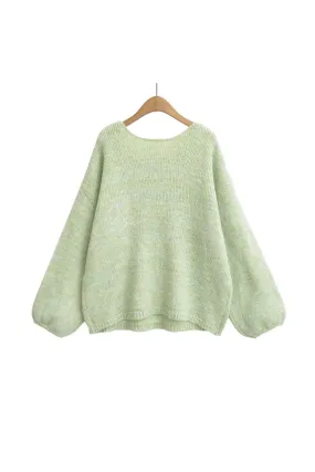 'Maya' Backless Bow - Adorned Knitted Top