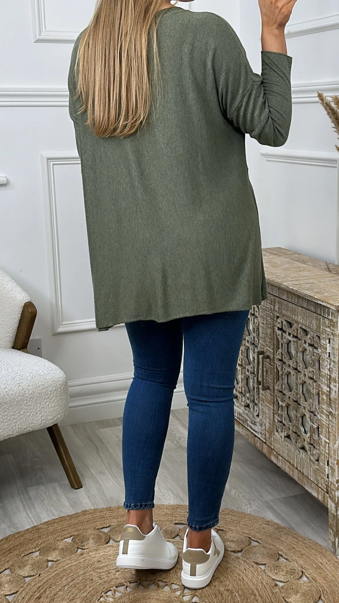 Miriam Khaki AMOUR Top