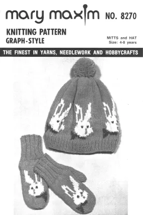 Mitts & Hat Pattern - Rabbit