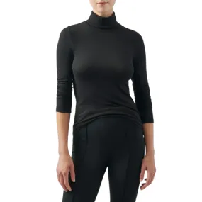 MODAL RIB LONG SLEEVE TURTLENECK