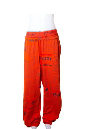Newspaper Print Pants