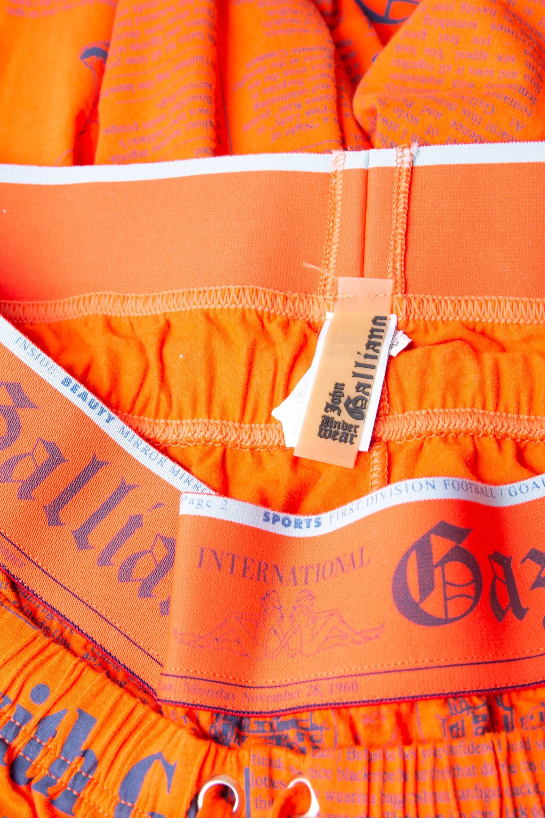 Newspaper Print Pants