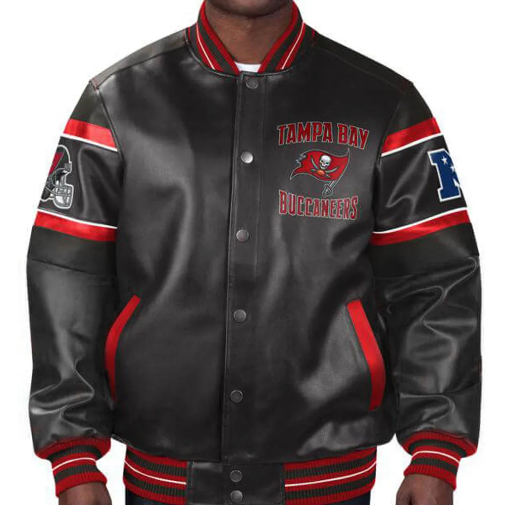 NFL Tampa Bay Buccaneers Leather Jacket For Men and Women