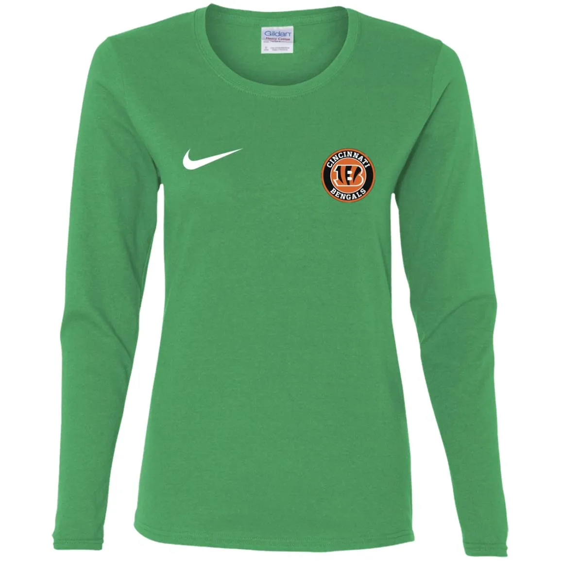 Nike Cincinnati Bengal Nfl Football Women Long Sleeve Shirt