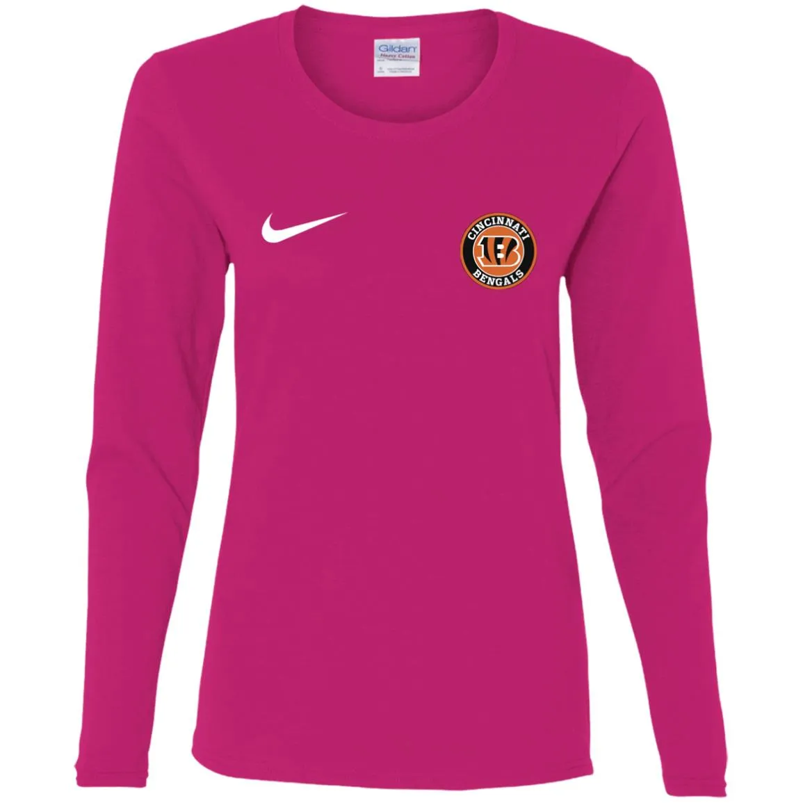Nike Cincinnati Bengal Nfl Football Women Long Sleeve Shirt