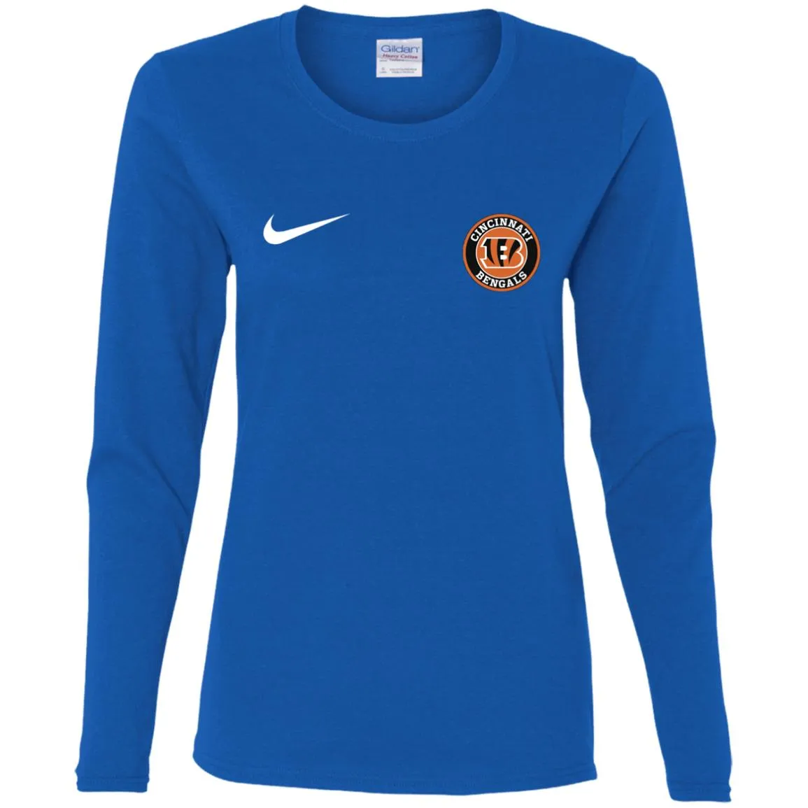 Nike Cincinnati Bengal Nfl Football Women Long Sleeve Shirt