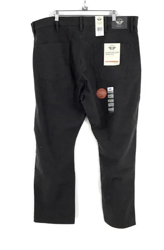 NWT DOCKERS Men's Black Smart 360 Knit Chino Pants - Size 40x30 Lot Of 2
