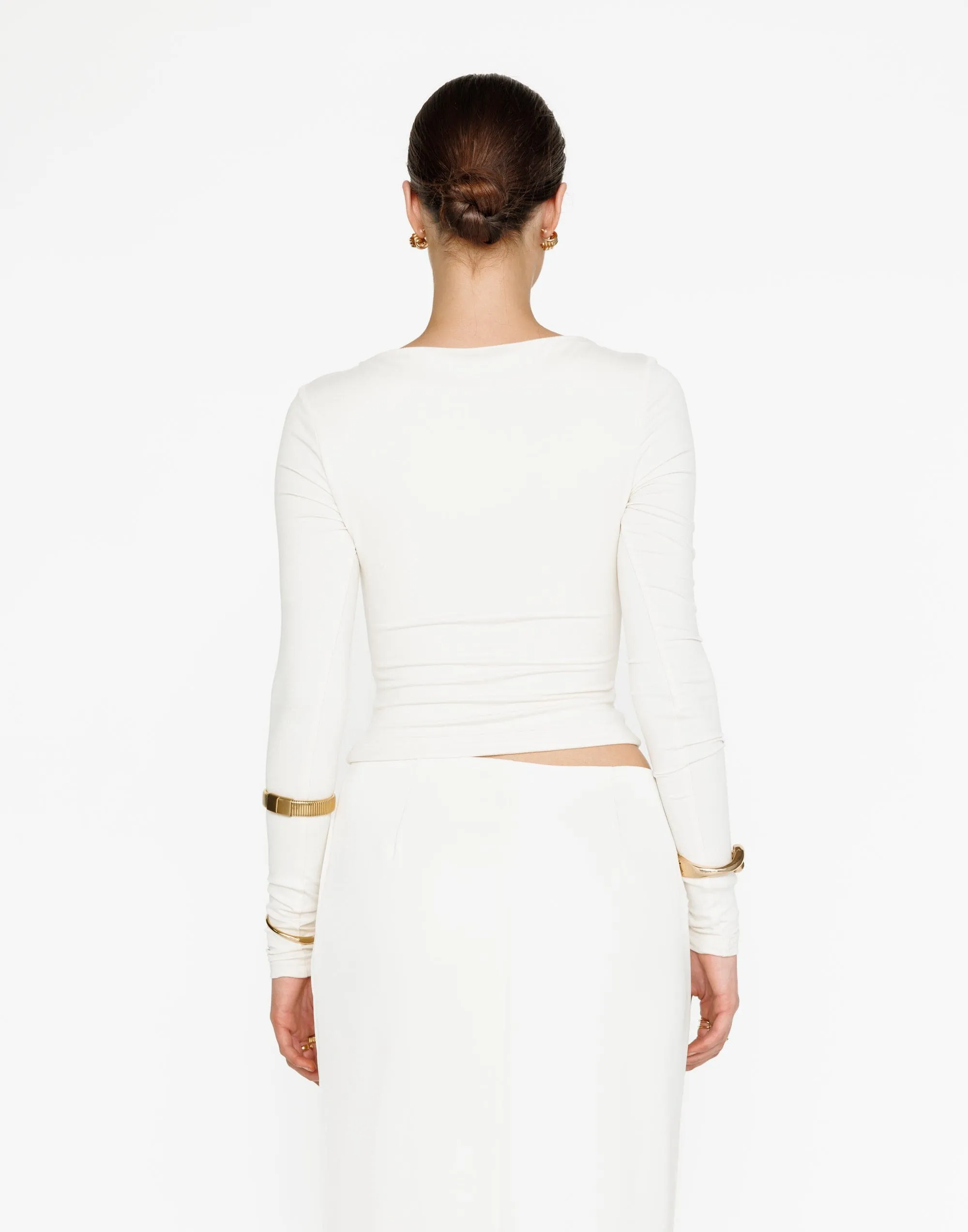 Nyx Long Sleeve Top (Oat)
