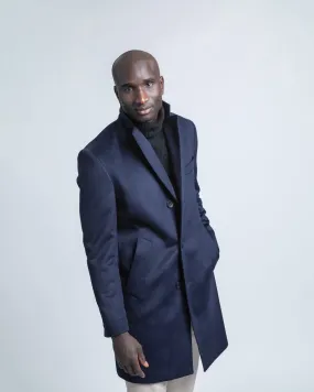 Overcoat in Dark Blue