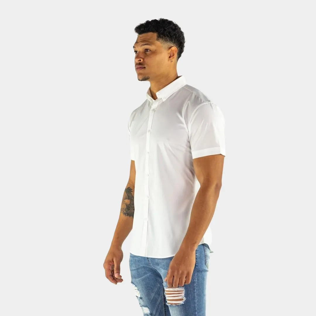Performance Bamboo Short Sleeve Shirt - White