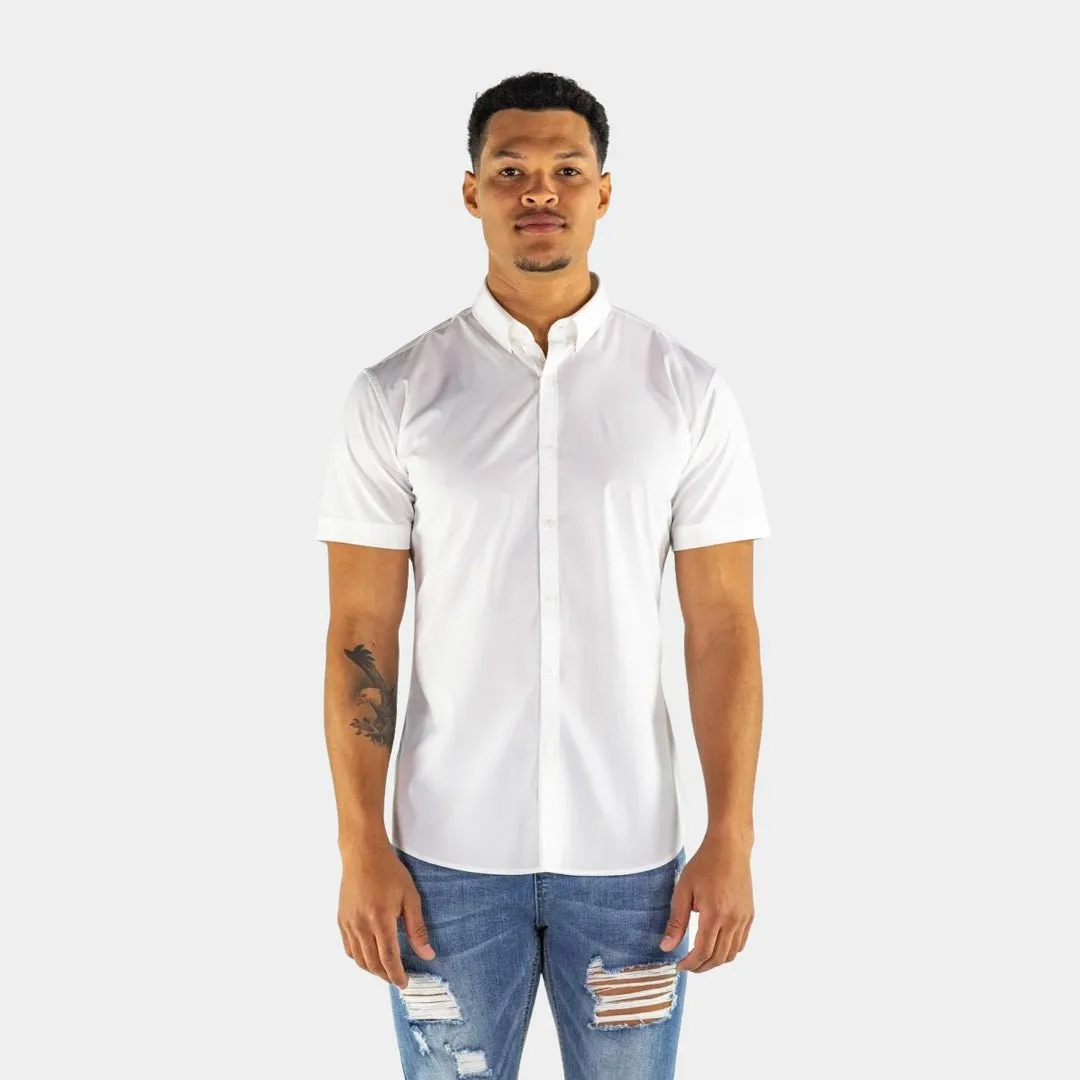 Performance Bamboo Short Sleeve Shirt - White