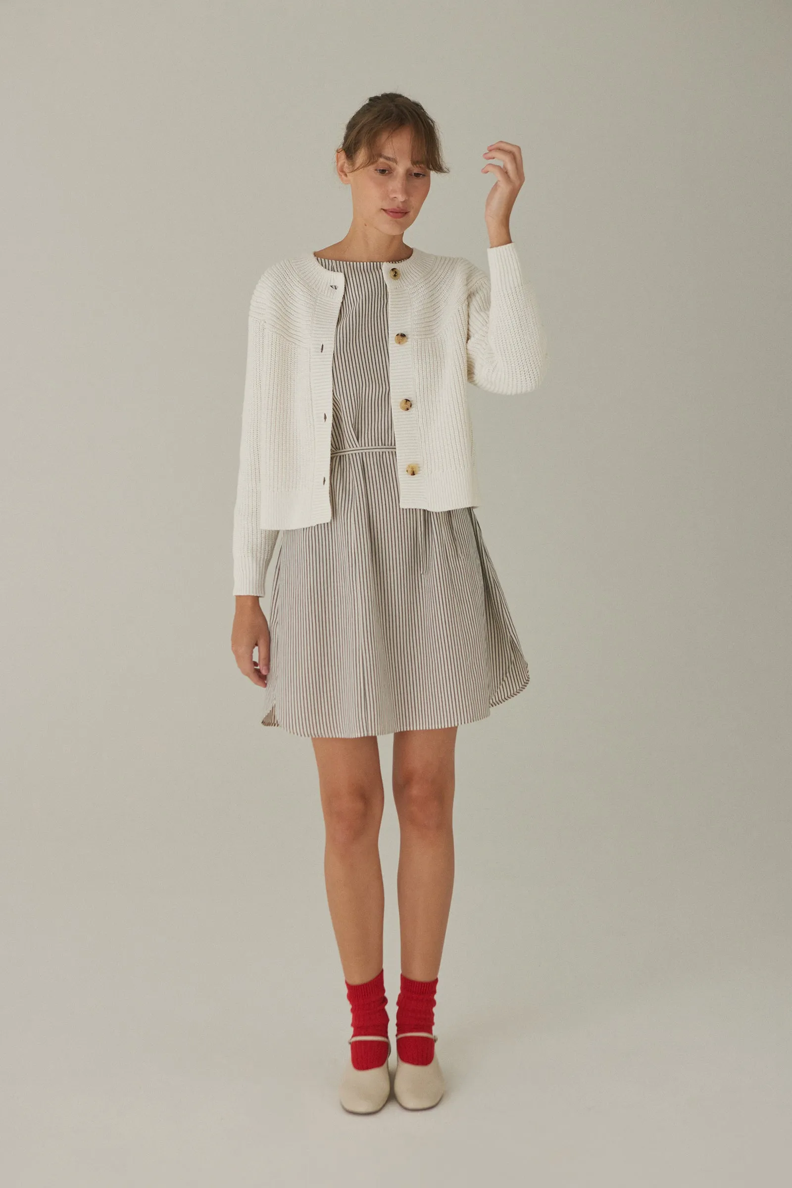 Phyllo Dress -- Cotton Linen