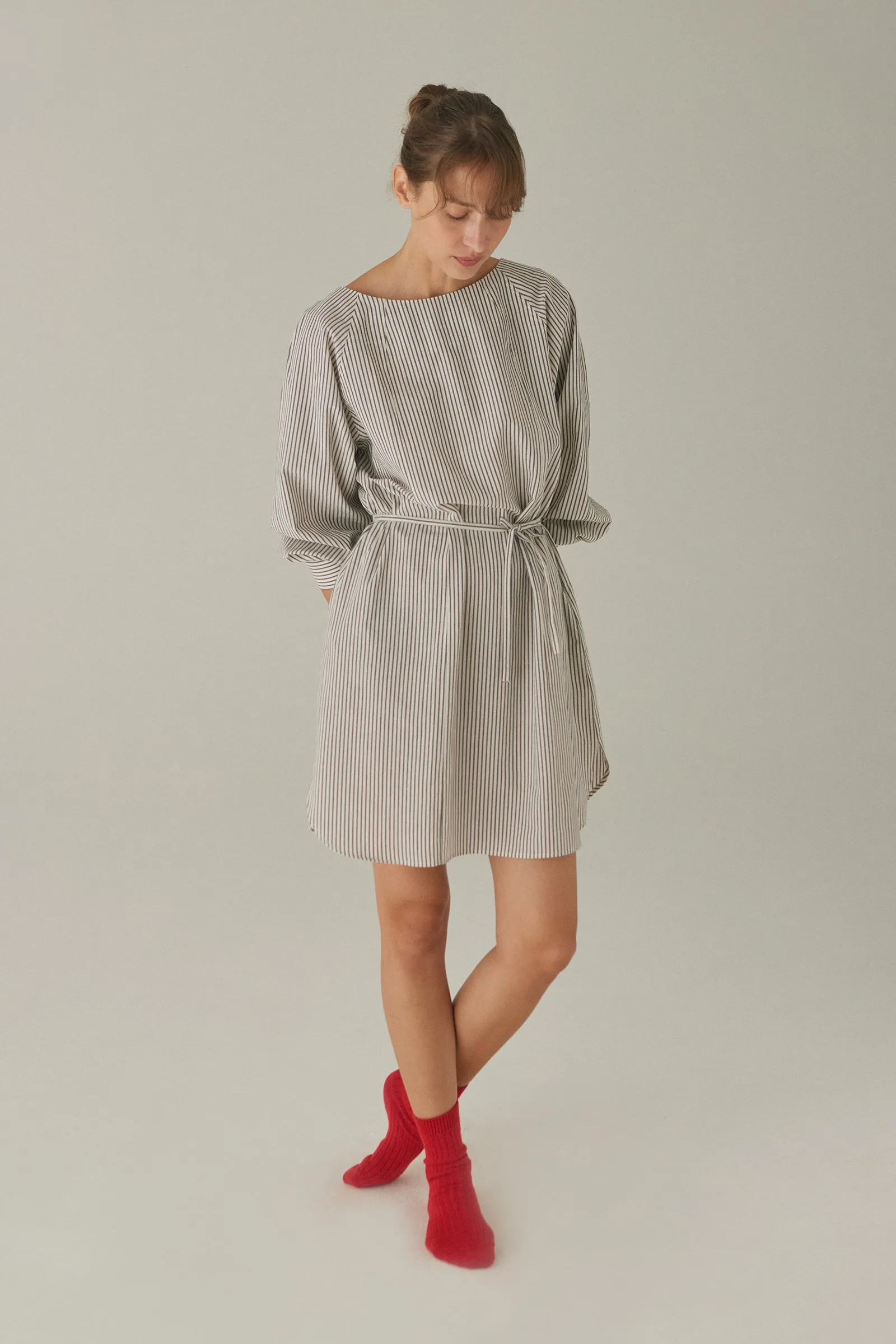 Phyllo Dress -- Cotton Linen