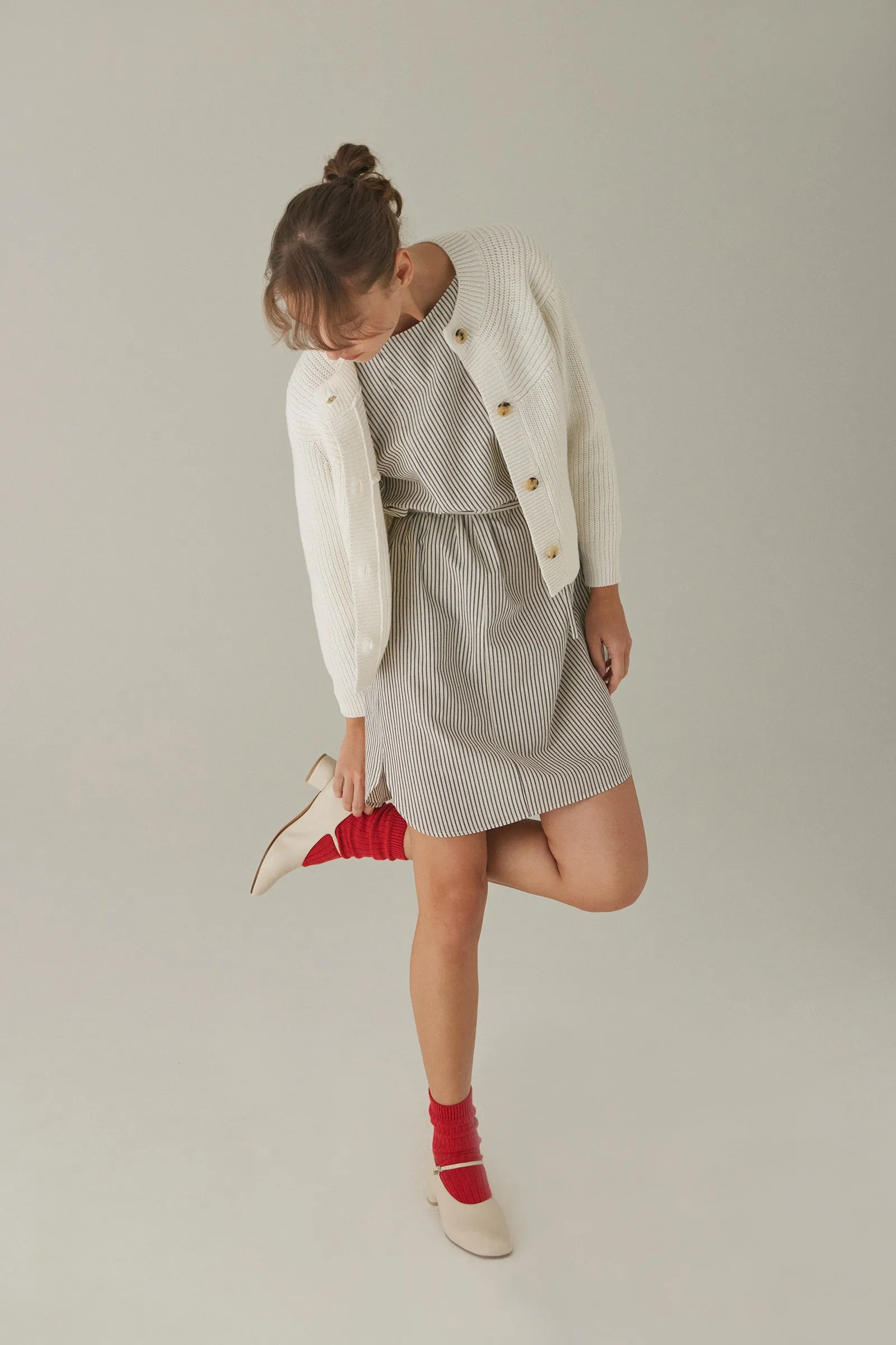 Phyllo Dress -- Cotton Linen