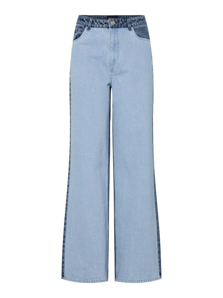 Pieces Famy - High wide jeans