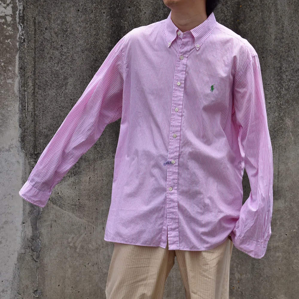 Ralph Lauren/ラルフ ローレン ストライプ ボタンダウンシャツ　230608